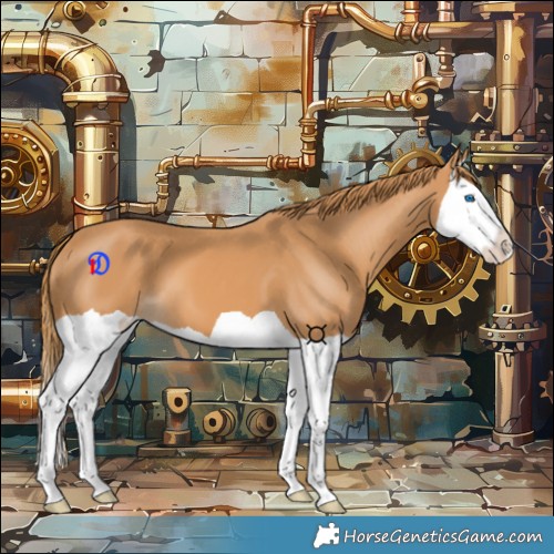 Horse Color:Chestnut Splash 
