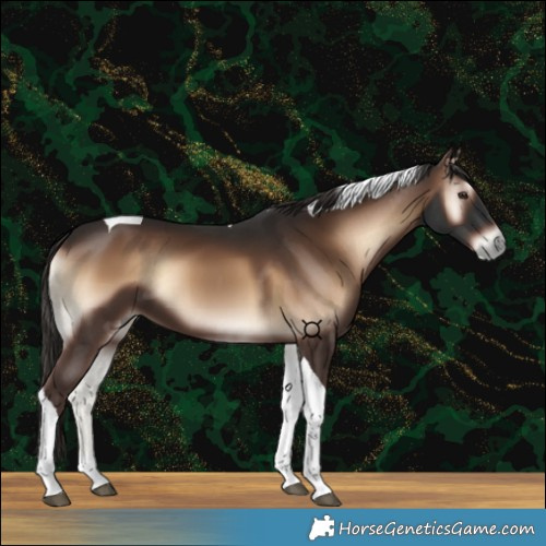 Horse Color:Liver Red Onyx Tobiano 