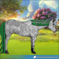 Horse Color:Void Painted Black Ice