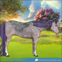 Horse Color:Painted Black Ice Tobiano 
