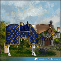 Horse Color:Chocolate Palomino Tobiano 