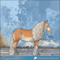 Horse Color:Gray Cremello Tobiano 