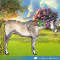 Horse Color:Painted White Spotted Liver Red Onyx Ice 