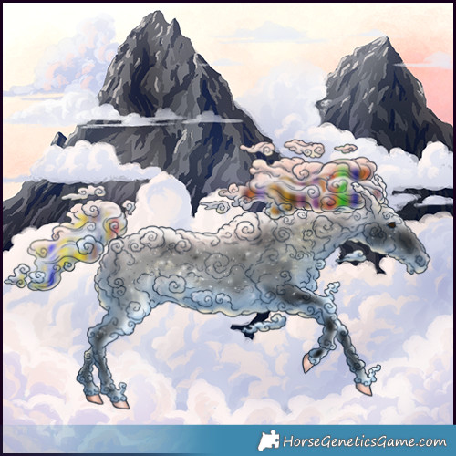 Horse Color:Void Painted Silver Grullo Splash Tobiano Appaloosa Rabicano 