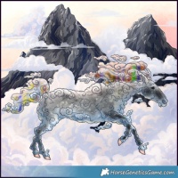 Horse Color:Void Painted Silver Grullo Splash Tobiano Appaloosa Rabicano