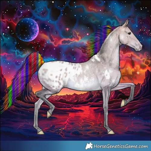 Horse Color:Painted Buckskin Blanket Rabicano