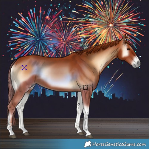 Horse Color:Red Onyx Tobiano