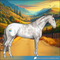 Horse Color:White Spotted Liver Red Dun Mushroom Sabino Appaloosa 
