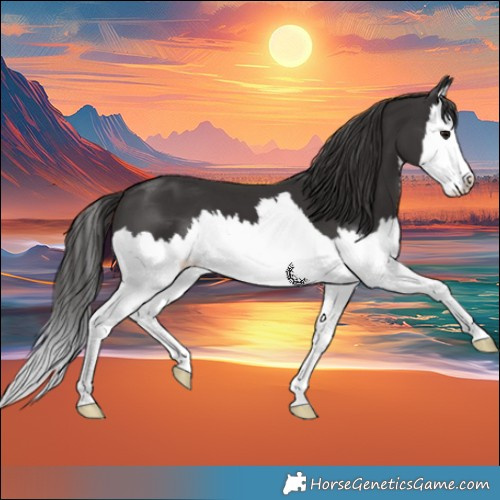 Horse Color:Smoky Black Splash 