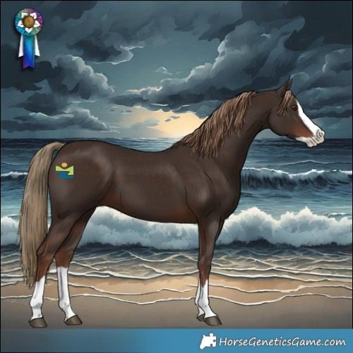 Horse Color:Liver Chestnut Splash 