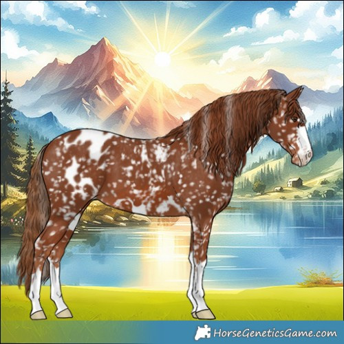 Horse Color:Chestnut Appaloosa  and Chestnut Appaloosa 