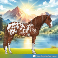 Horse Color:Chestnut Appaloosa