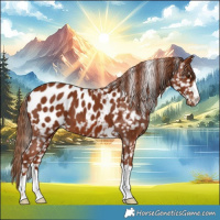 Horse Color:Chestnut Near Leopard