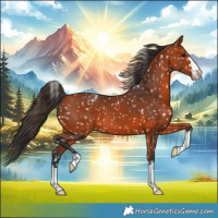Horse Color:Bay Appaloosa 