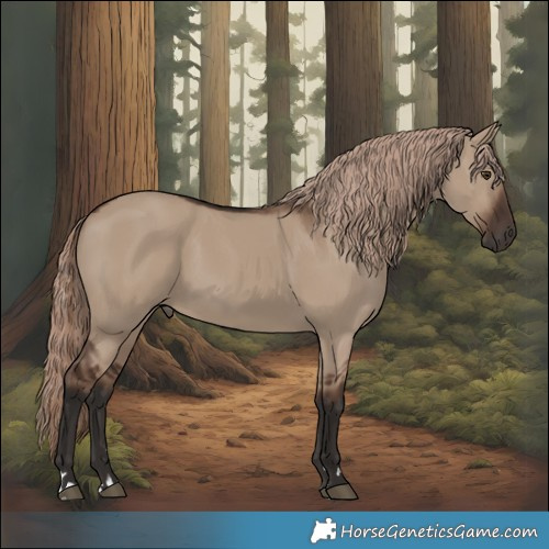 Horse Color:Liver Red Dun 