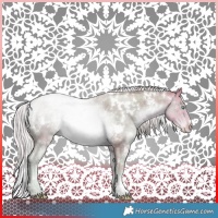 Horse Color:Watercolor White Spotted Silver Brown Snowdrop Pearl Mushroom