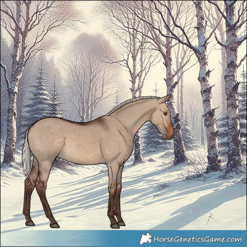 Horse Color:Silver Brown Dun 