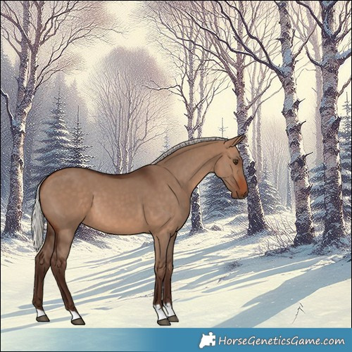 Horse Color:Silver Brown Dun 