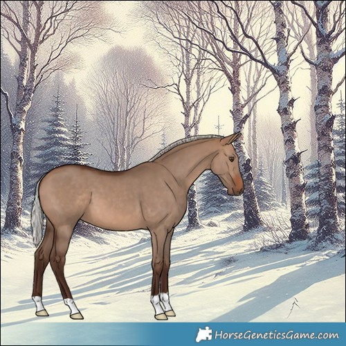 Horse Color:Silver Brown Dun 