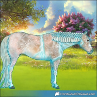 Horse Color:Thunderstruck Chocolate Palomino Ice 