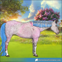 Horse Color:Painted Liver Red Dun Ice Mushroom 