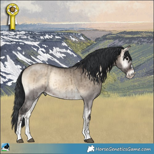 Horse Color:Brown Onyx Sabino Brindle 