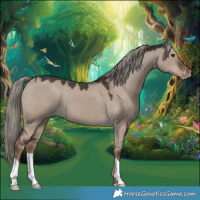 Horse Color:Liver Red Dun Mushroom Varnish 
