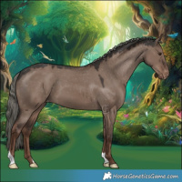 Horse Color:Liver Red Dun Mushroom Varnish 