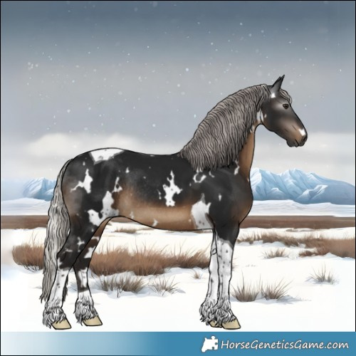 Horse Color:Gray White Spotted Silver Brown Tobiano Rabicano 