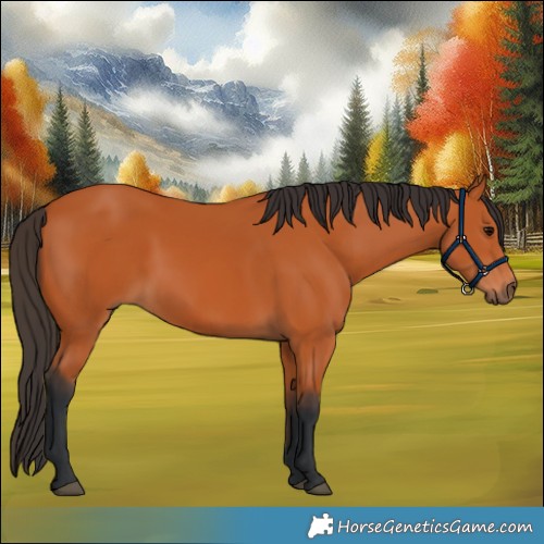 Horse Color:Bay 