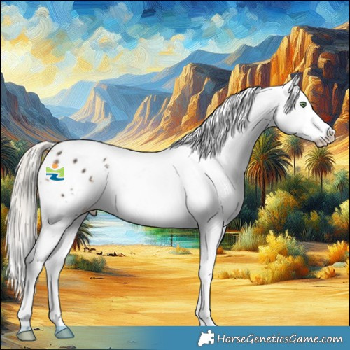 Horse Color:Silver Buckskin Tobiano Appaloosa 
