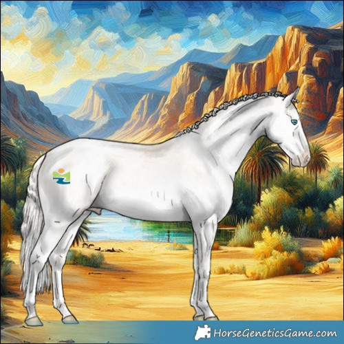 Horse Color:Silver Buckskin Pearl Splash Tobiano Appaloosa Rabicano 
