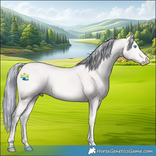 Horse Color:Platinum Painted Perlino 