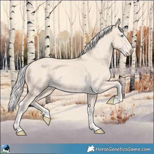 Horse Color:Cremello 