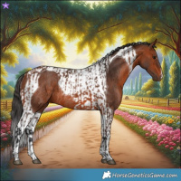 Horse Color:Bay Rabicano  and Bay Tobiano Rabicano 