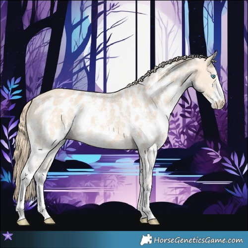 Horse Color:Perlino Sabino  and Perlino Sabino Appaloosa 