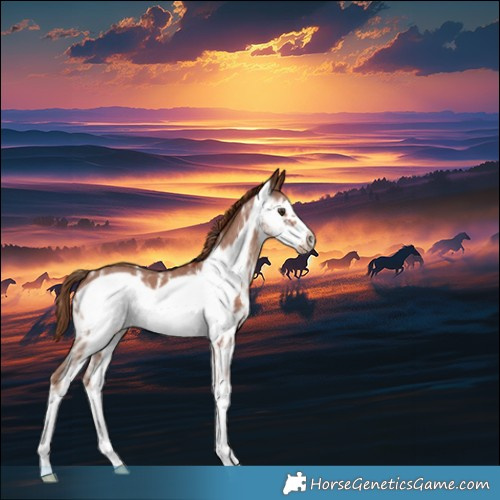 Horse Color:Chestnut Sabino Frame 