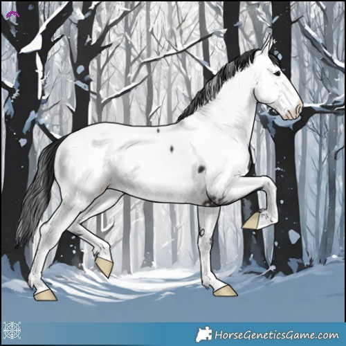 Horse Color:Brown Appaloosa