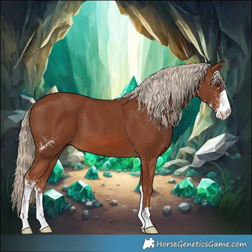 Horse Color:Chestnut Sabino 
