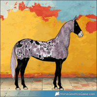 Horse Color:Watercolor Liver Red Dun Ice Splash Blanket 
