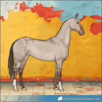 Horse Color:Liver Red Dun Varnish 