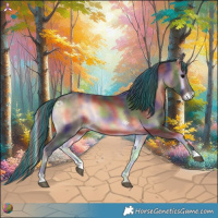 Horse Color:Painted Nacre Brown Onyx 