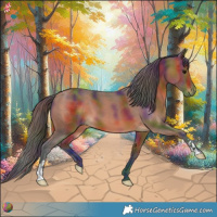 Horse Color:Nacre Bay 