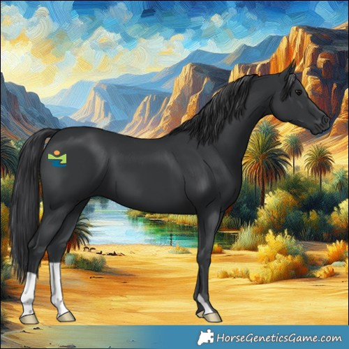 Horse Color:Black 