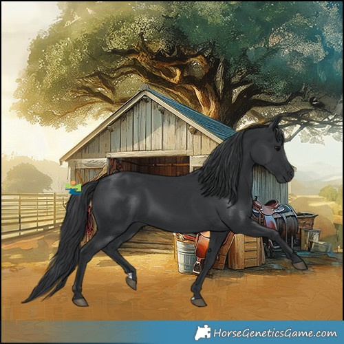 Horse Color:Black 