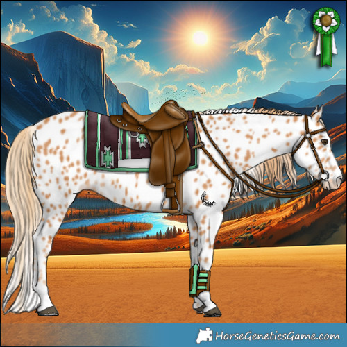 Horse Color:Chestnut Appaloosa