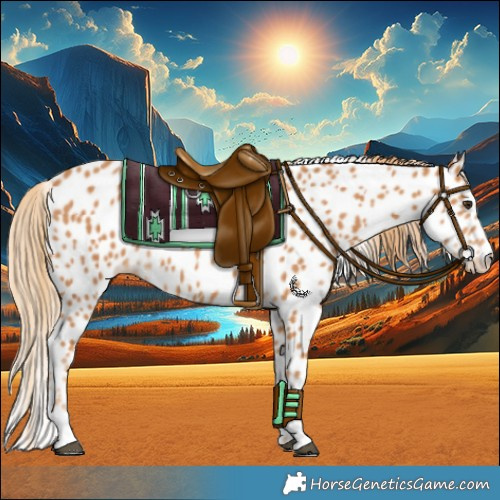 Horse Color:Chestnut Appaloosa