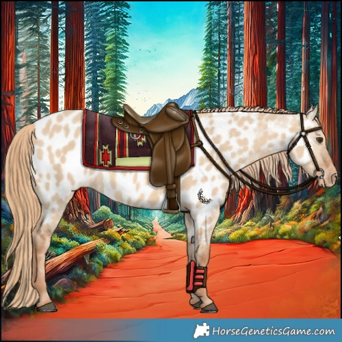 Horse Color:Red Dun Appaloosa