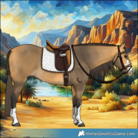 Horse Color:Buckskin 