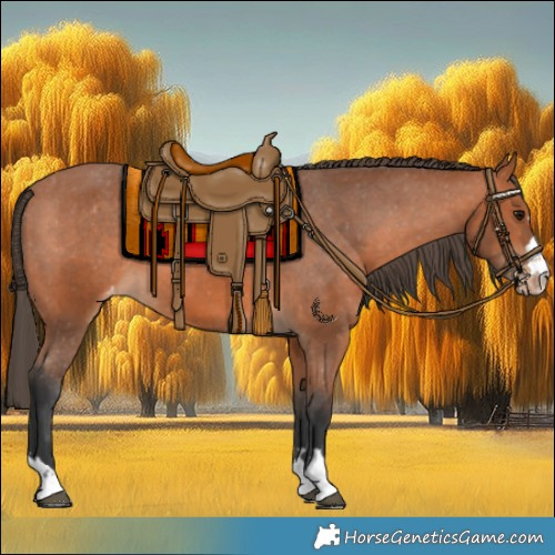 Horse Color:Bay Appaloosa 